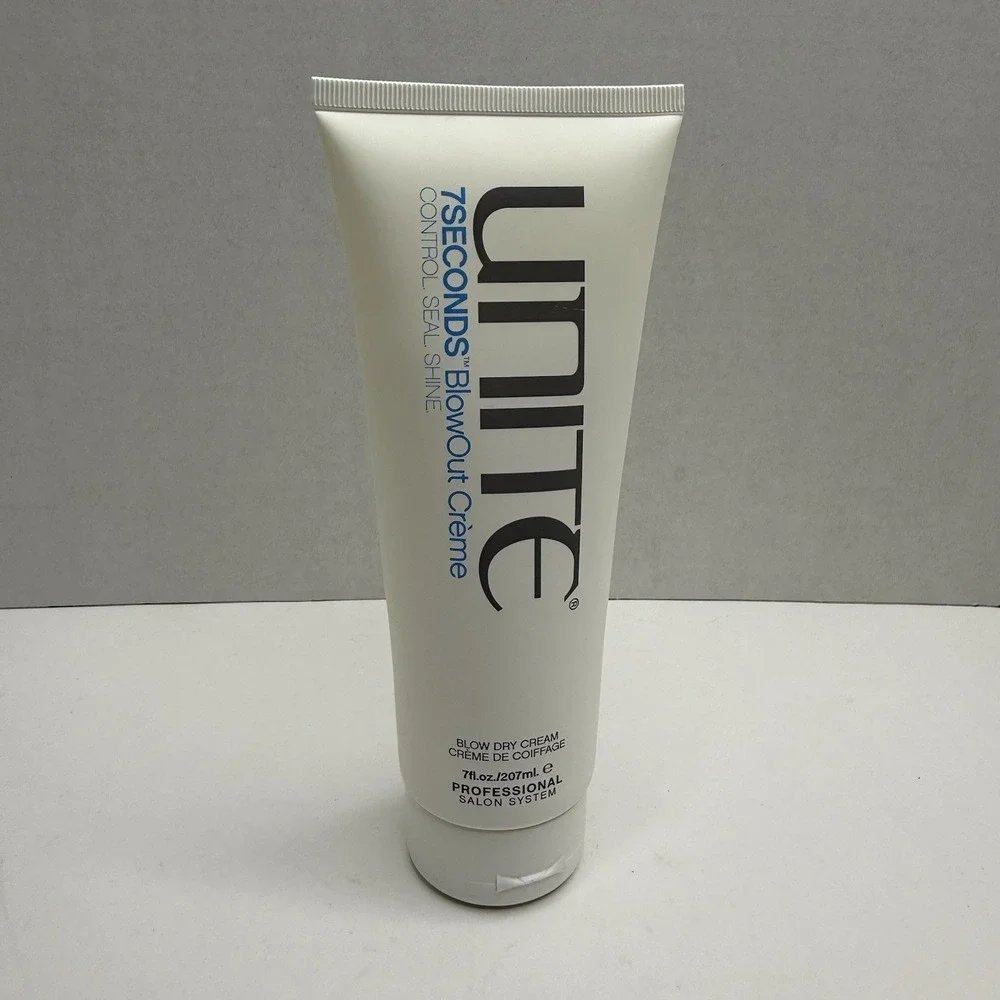 UNITE 7SECONDS BlowOut Creme 7oz Blow Dry Styling Cream Frizz Control NEW